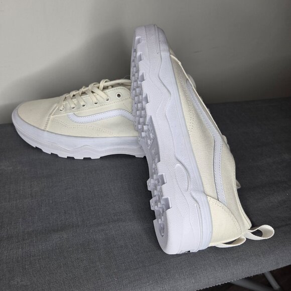 Men's - NWT Vans - Sentry Old Skool WC Heavy Canvas Sneakers Marshmallow Size 10 - Picture 3 of 10